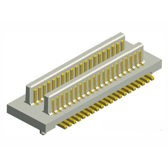 Through-hole board-to-board connector is an electrical connector designed to establish connections between two printed circuit boards by inserting the connector through holes or vias on both PCBs and soldering it in place on the opposite side of the boards. 