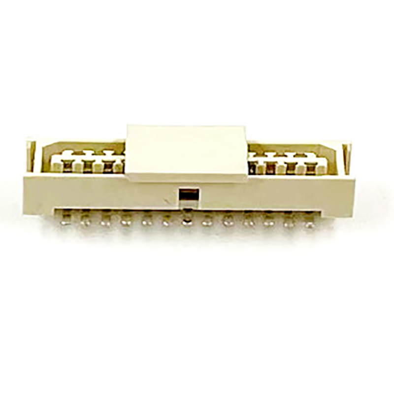 Horizontal board to board connector is an electrical connector designed to establish connections between two printed circuit boards (PCBs) while being oriented in a horizontal or right-angle configuration. In other words, the connector allows for the boards to be connected side by side, with one PCB positioned horizontally and the other positioned vertically. 