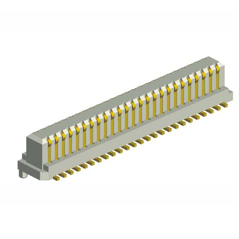 Surface mount board-to-board connector is an electrical connector designed to establish connections between two printed circuit boards through surface mount technology. 