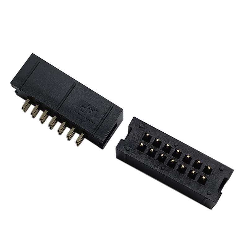 The 2.54mm box header is a standard, versatile electrical connector with a 2.54mm pitch, perfect for reliable and widely-used electronic connections.