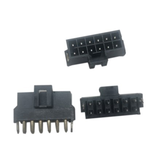 Nano-Fit Vertical Header, with Solder Clips, 2.50mm Pitch to molex 1053121112