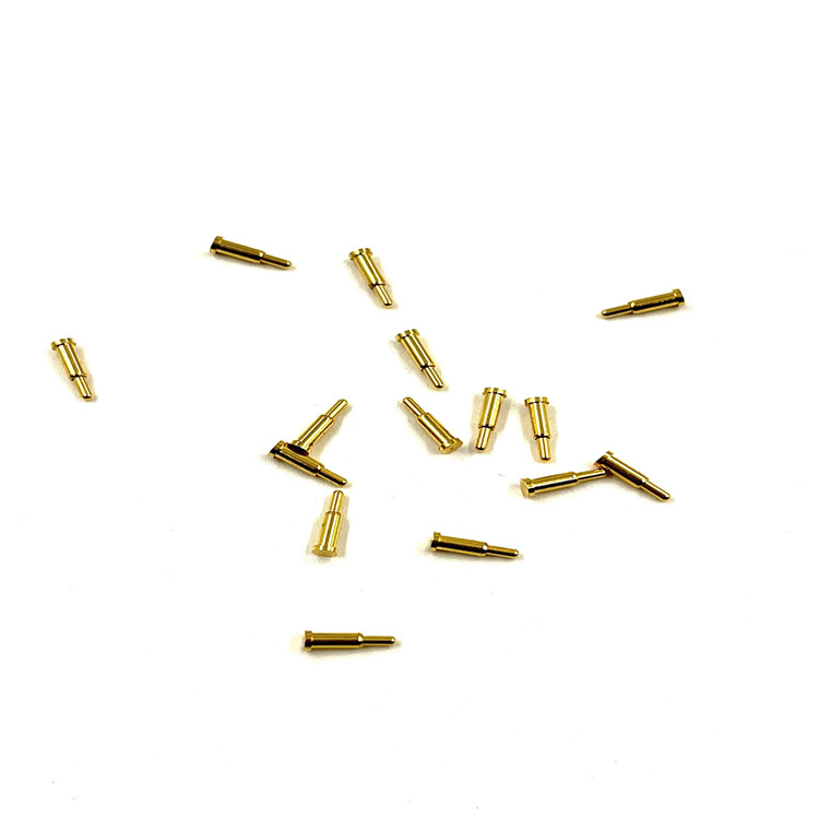 Gold Plated CNC Parts female Male Spring Loaded Connector Conductive Elastic Telescopic Probe POGO PIN