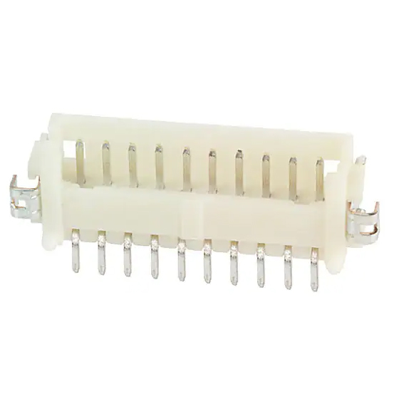The cable-to-board connector facilitates secure electrical connections between cables and circuit boards. It's essential for reliable data and power transmission in electronic applications. 
