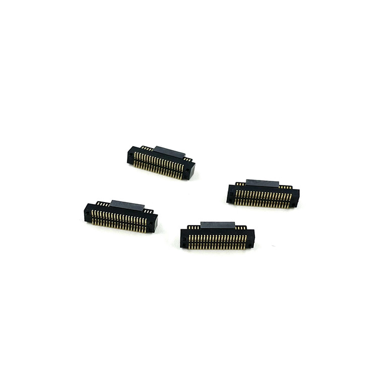 These connectors are designed specifically for establishing connections between two printed circuit boards (PCBs) within electronic devices or systems.
