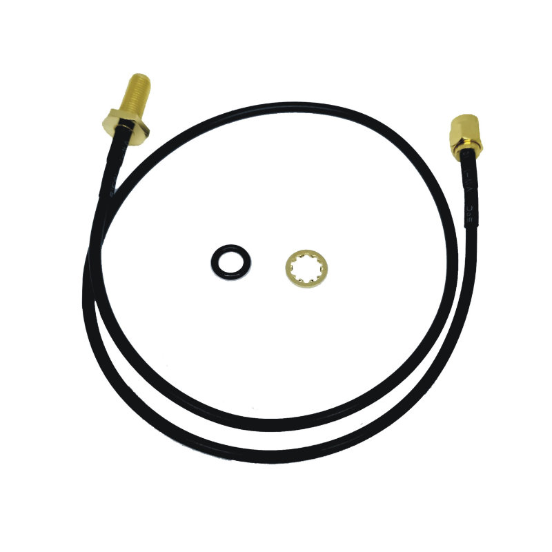 SMA R/P JACK TO SMA PLUG RG174 Cable assembly with o'ring on the antenna leads