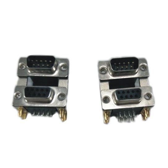 D-sub twins 9Female +9 Male Connector