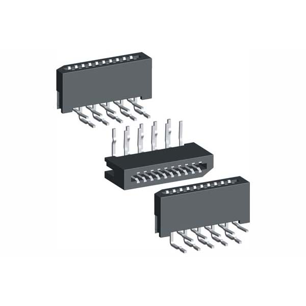 1.0mm FPC Non Zif R/A Dip Type Double Contacts