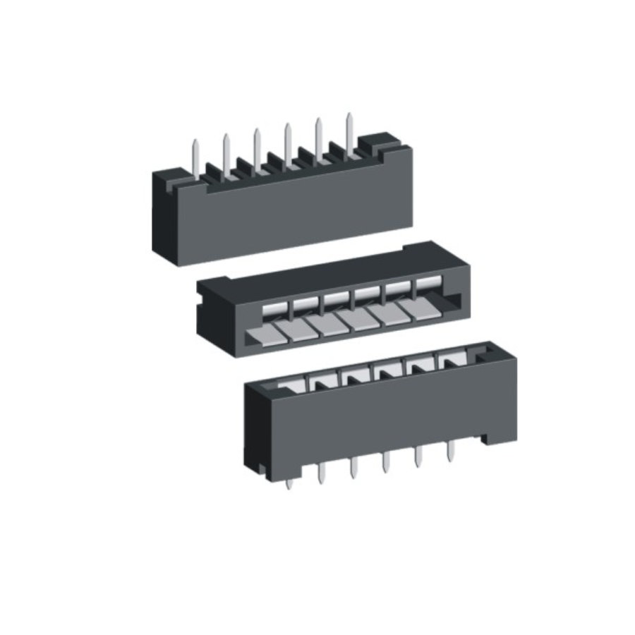 2.54mm FPC Non Zif Straight Dip Type Single Contacts