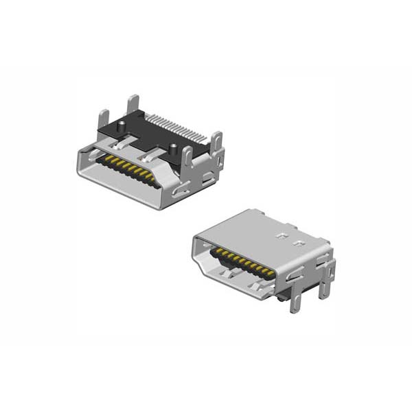 HDMI Plug R/A SMT 19P