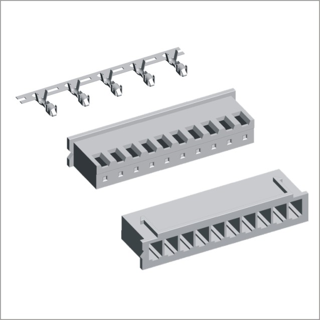 2.5mm Female Housing Single Row