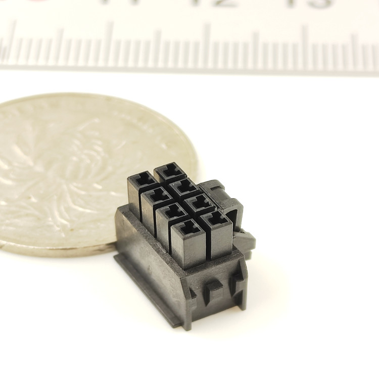 Nano-Fit Receptacle Housing 2.50mm Pitch Dual Row 8 Circuits Black 1053081208