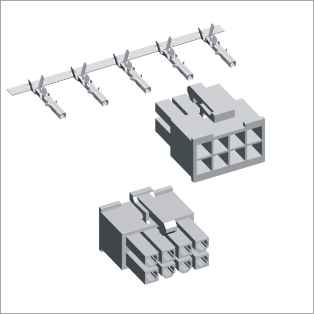 MX 4.2mm Wire to Housing +Female Terminal Double Row