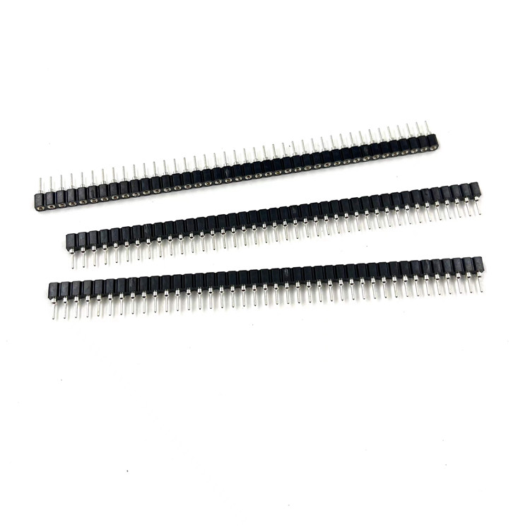 Single Row ROUND FEMALE PIN HEADER Receptacle 2.54 MM PITCH Strip Sleeve Socket 40 Position 310 41 140 41 001000
