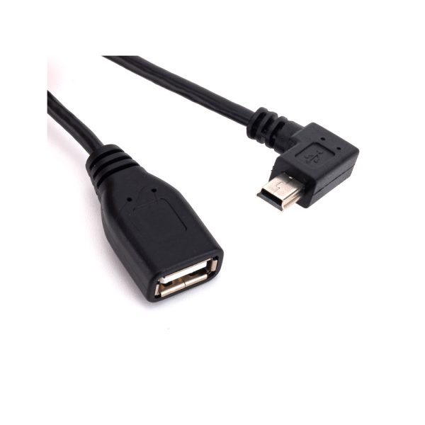 Right Angle 5pin Micro USB Cable Male to Female