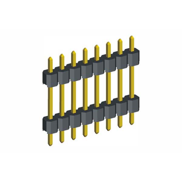2.54mm Pin Header Double Insulator Type Single Row
