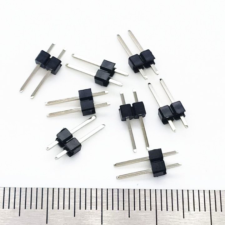 2.54mm Single Row Male header 2P Breakaway PCB Board Pin Header Connector Strip Pin header For Arduino
