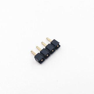 Male pin header connector 2.54mm pitch 4P pin length 6.0mm pin header single row straight type