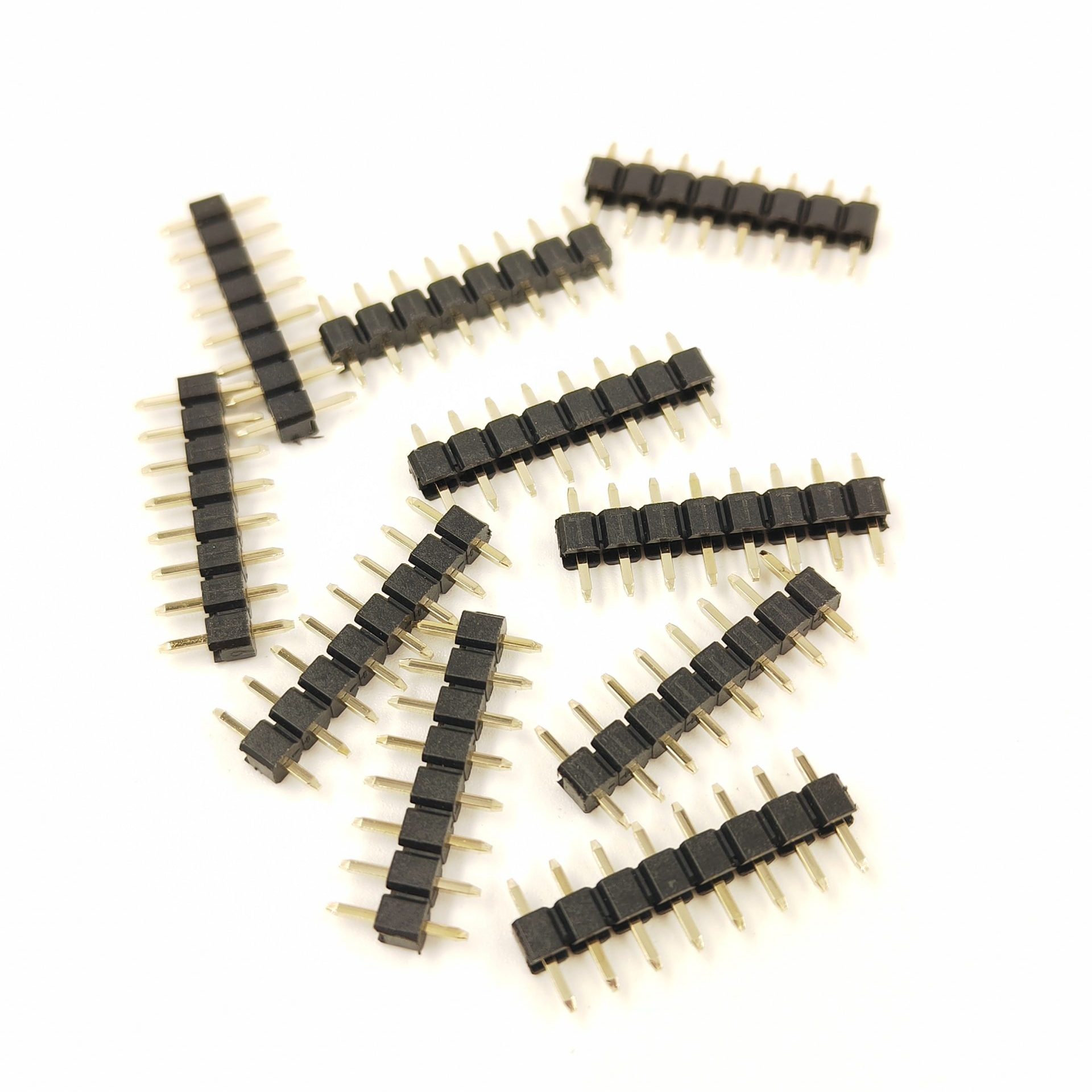 2.54mm pitch 8pin header single row contactor strip 800length pin header