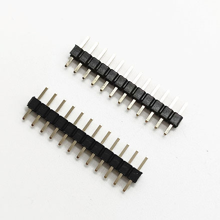 2.54mm pin header single row straight type 9.34mm length male header connector