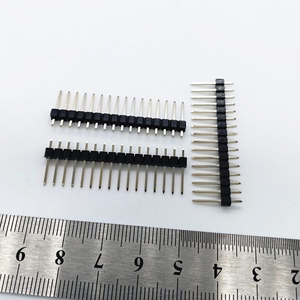 Single row 16P straight male header strip 2.54mm pitch pin header