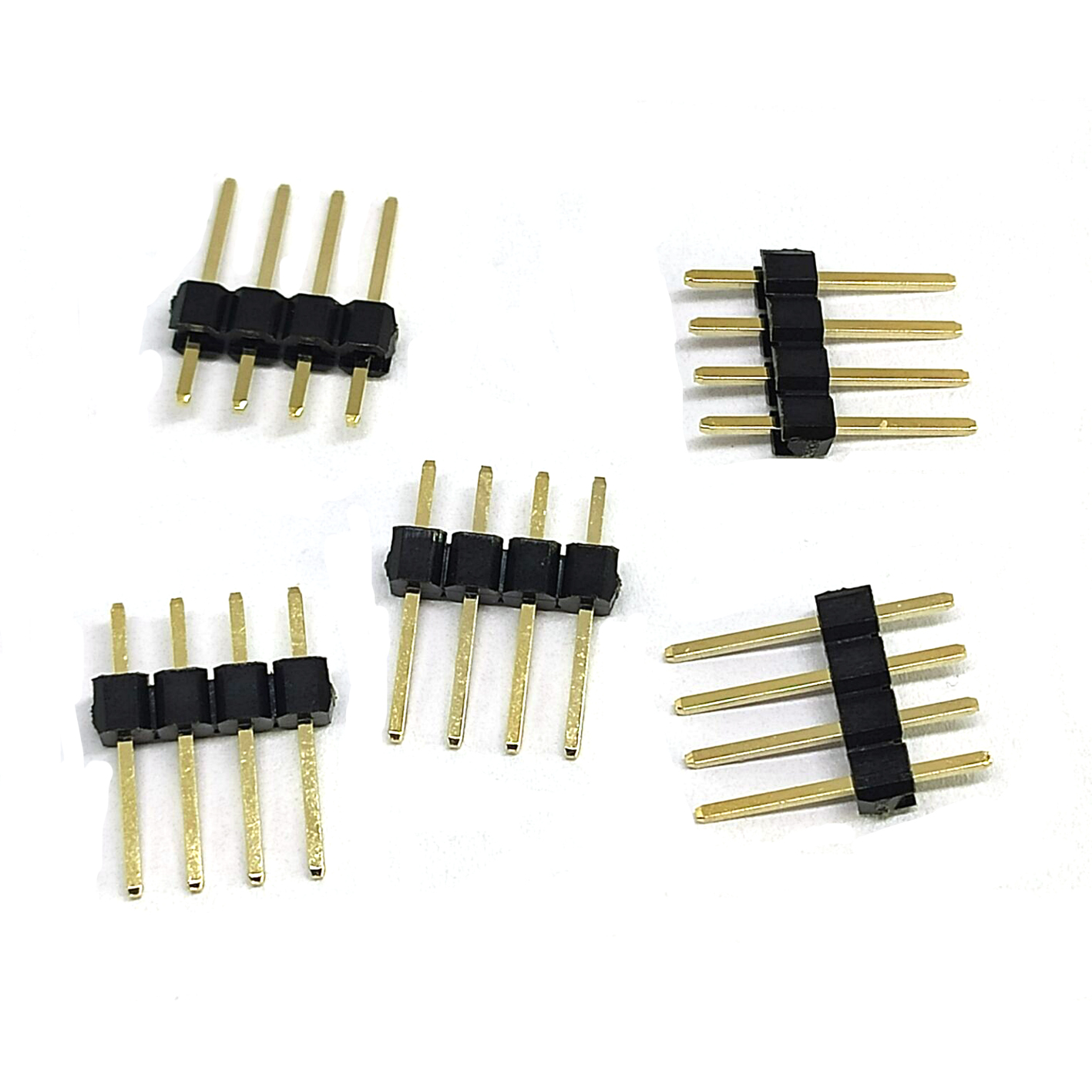 2.54mm Single Row Male 4P Breakaway PCB Board Pin Header Connector Strip Pin header For Arduino