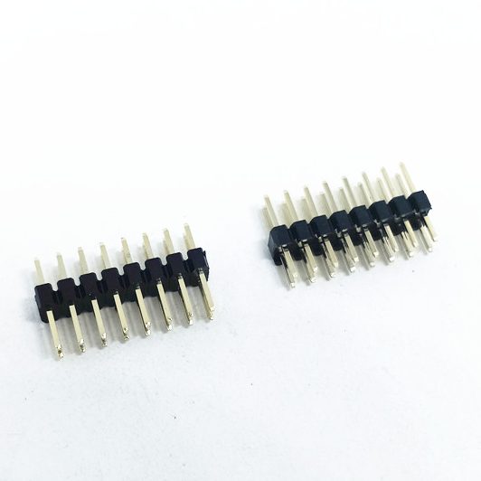 2.0MM pitch 16pin pin header straight dip type overall length 9.0mm male header connector
