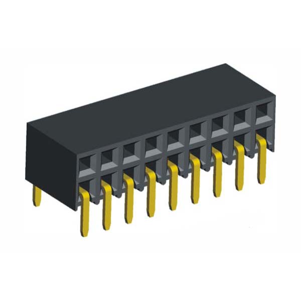 2.54mm PCB Socket Horizontal Dip Type Double Row