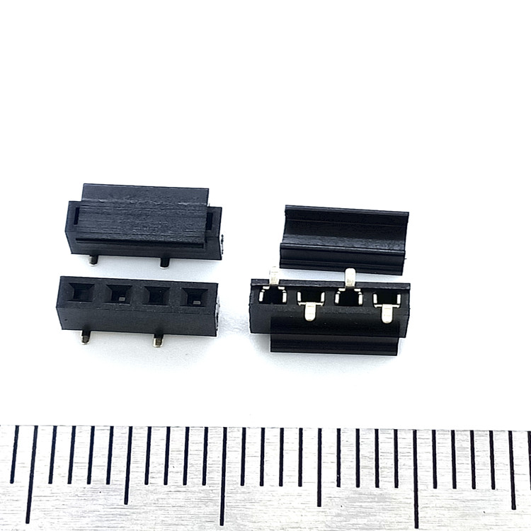 BF090 series 4 Position Receptacle Bottom or Top Entry Connector 0.079″ (2.00mm) Surface Mount Gold