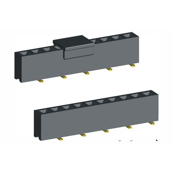2.0mm PCB Socket SMT Type Single Row H=2.4/4.5mm