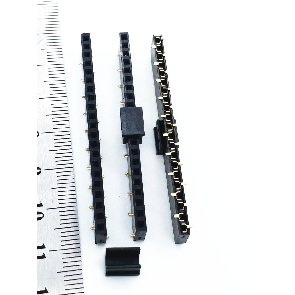 NPPC211KFXC-RC header female 21P 1 row 2.54mm pitch PCB Socket 7.5mm height SMT type