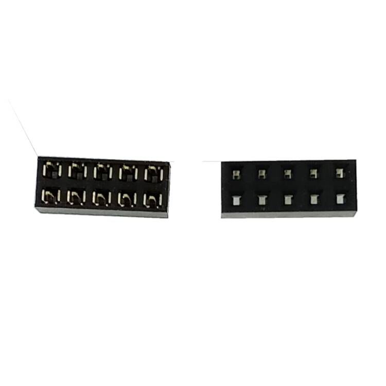 AMP AMPMODU 1734506 2-1734506-8 PCB Mount Receptacle Vertical Board to Board 10 Position female socket