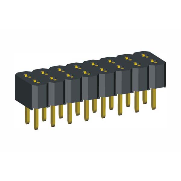 2.54mm PCB Socket Dip Type Double Row H=3.6mm
