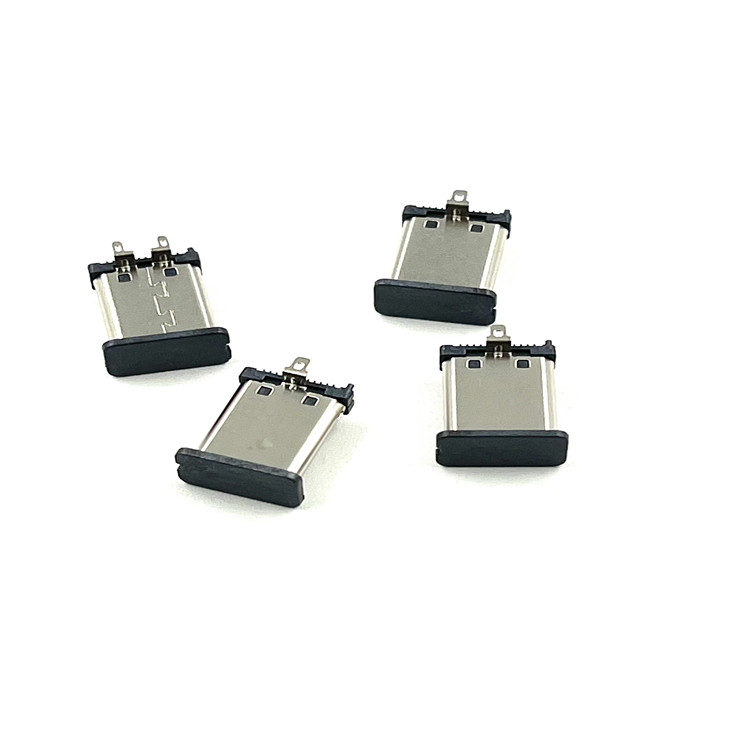 Usb REV.3.1 Type C Plug Conn Straight SMT Type 24pins