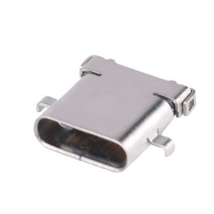 USB C Female Rev 3.1 R/A SMT+dip Type 24P H=1.9mm