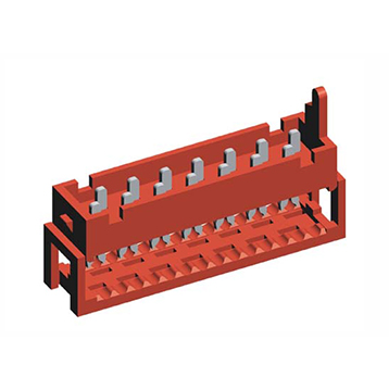 2.54mm IDC Plug on Wire Type Connector TE