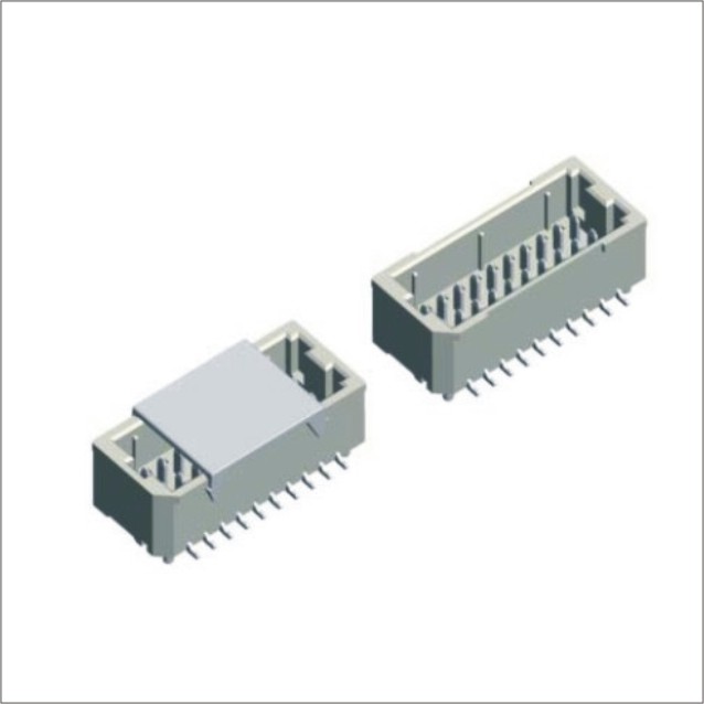 1.0mm Wafer Straight SMT Type Double Row, pcb connectors wire to board