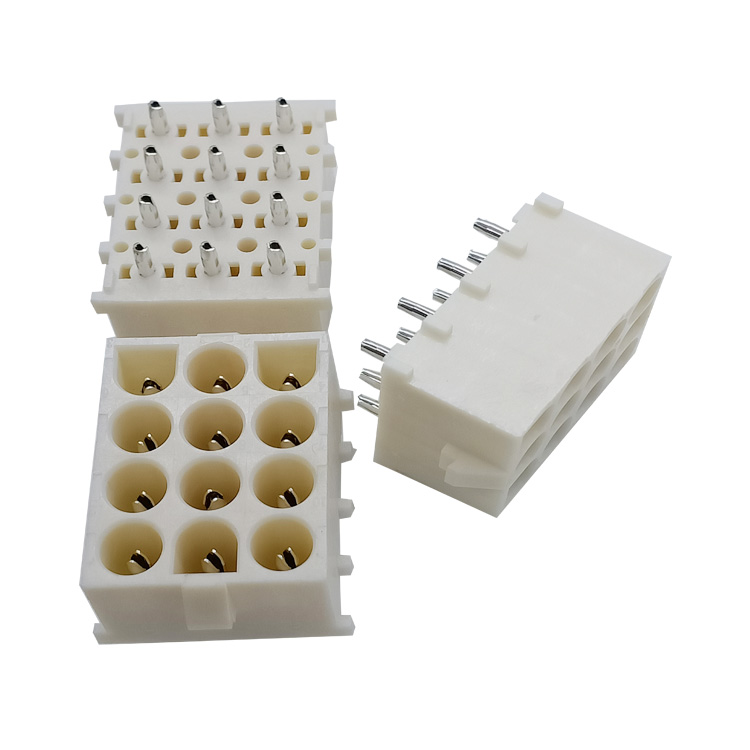 TE 350433-1 MATE N LOK Pin Header 12P 6.35mm PCB connector