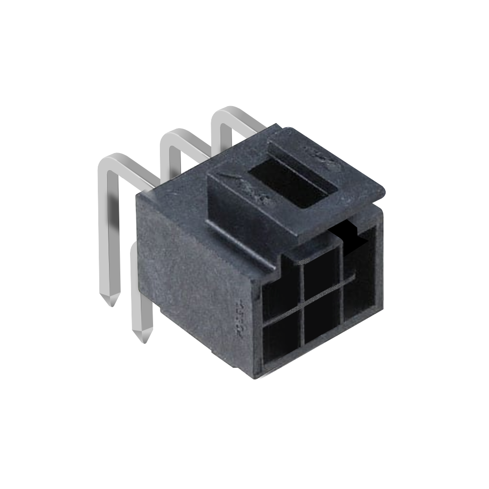 WFR25-06T-A-LK-BK molex nanofit 105314 Right angle Header 1053141106 connector