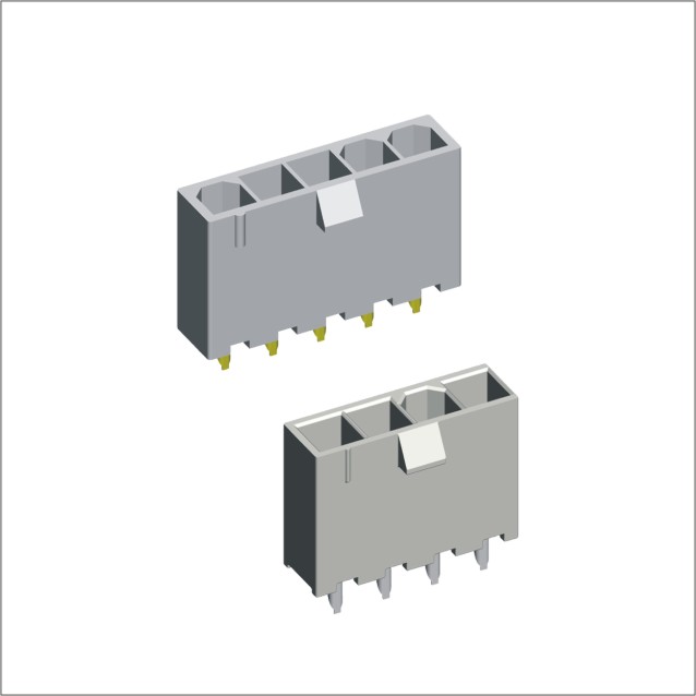 MX 4.2mm Wafer Straight Dip Type Single Row