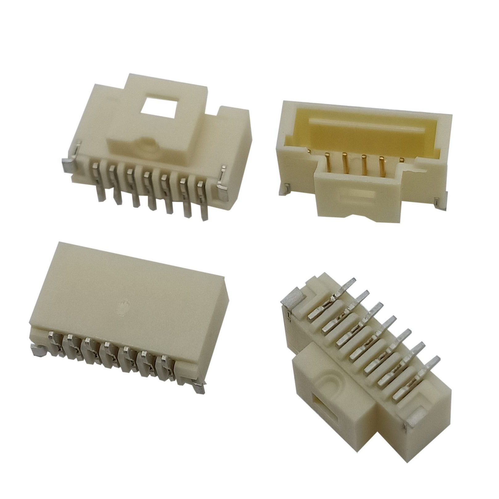 1.0mm pitch,single row,vertical,SMT,Gold plated,Friction Lock,4 Circuits,Natural,Pico-Clasp PCB Header,5044490407,5013310407, molex pcb headers