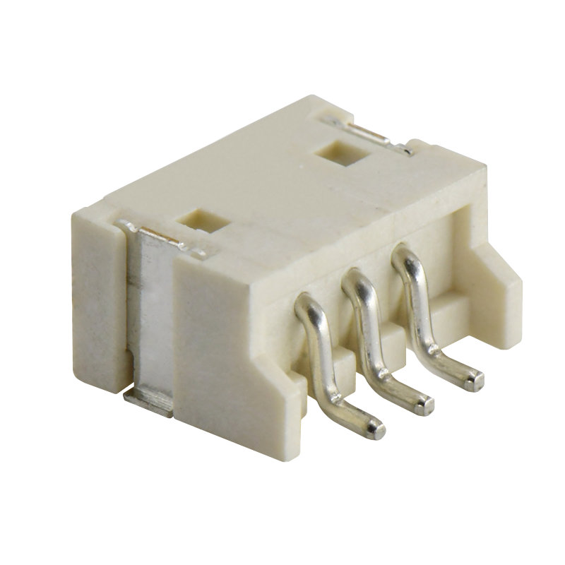 ZH S3B-ZR Connector Header Surface Mount Right Angle 3 position 0.059″ (1.50mm) S3B-ZR-SM4A-TF(LF)(SN)