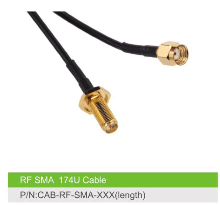 High Quality RF RG174 Coaxial Cable SMA Female to SMA Male Cable for Connect