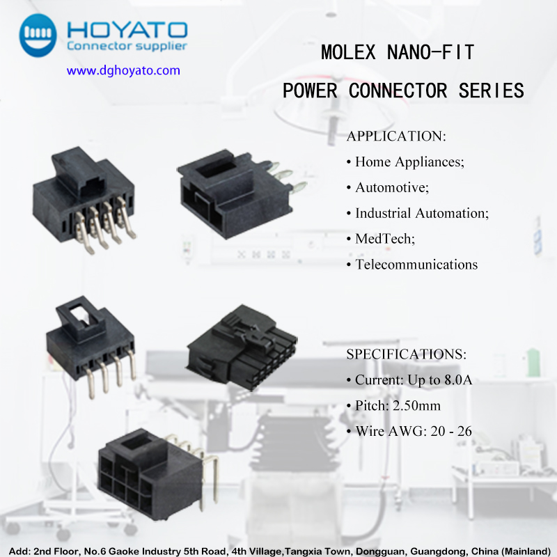 Molex Nano-fit Power Connector Series