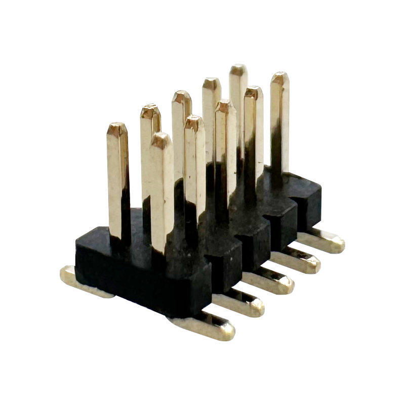 HOYATO PIN HEADER PHDSM127-10G-3015CR Connector Header Surface Mount 10 position 0.050″ (1.27mm) PCB male replacement for Amphenol ICC (FCI) Minitek127® 1.27mm 20021121-00010C