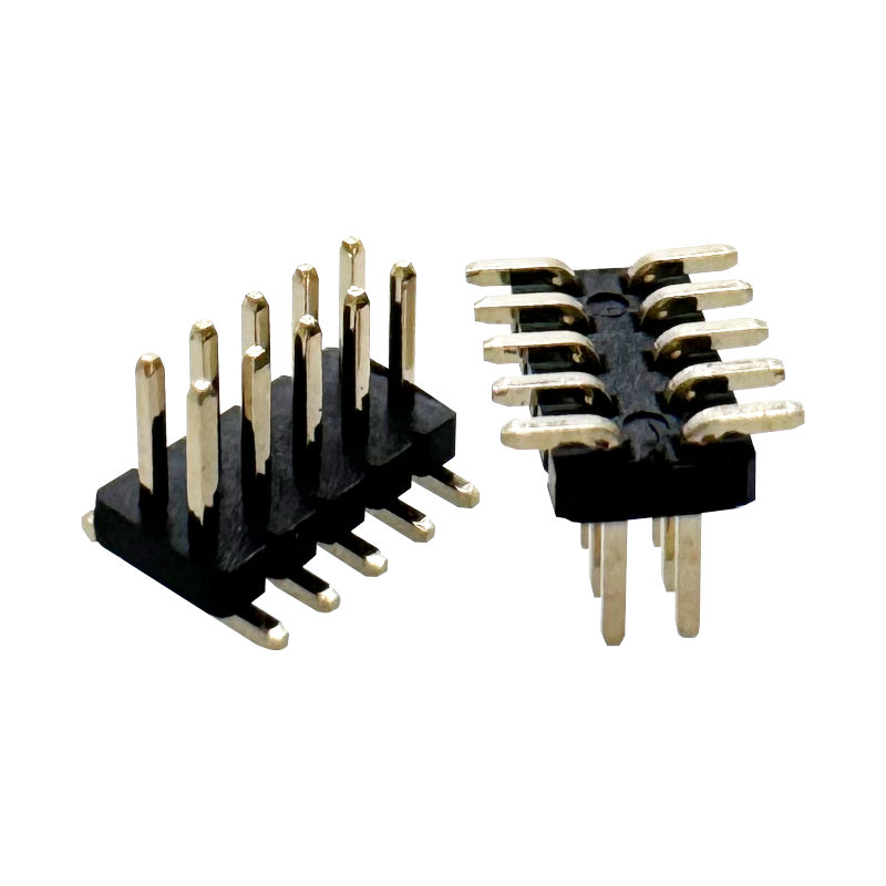 HOYATO PIN HEADER PHDSM127-10G-3015CR Connector Header Surface Mount 10 position 0.050″ (1.27mm) PCB male replacement for Amphenol ICC (FCI) Minitek127® 1.27mm 20021121-00010C