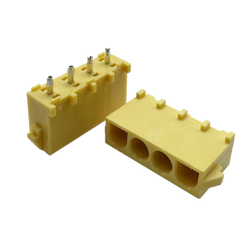 TE 641967-1 Mate N Lok 4P 6.35mm PCB Header Connector