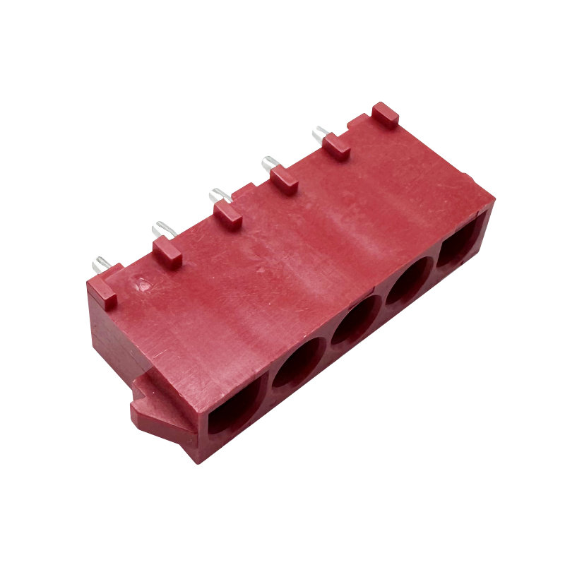 Mate N Lok 640466-1 PCB Header 6.35mm AMP Connector Red