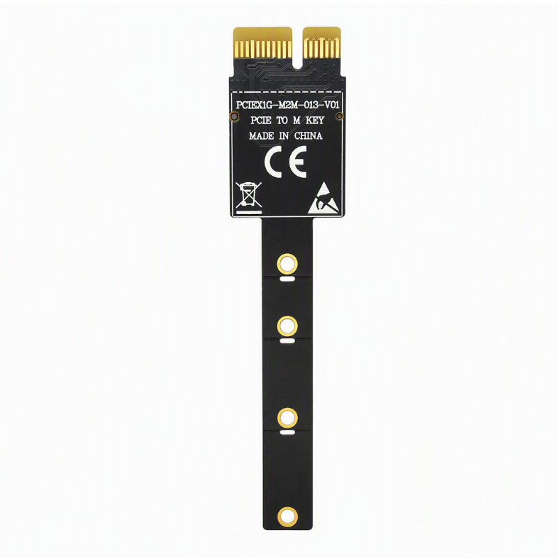 PCIe 5.0 x1 to M.2 M-Key NVMe SSD Adapter Card for 2260/2280 PCIe 5.0 x1 to M.2 M-Key NVMe SSD Adapter Card for 2260/2280