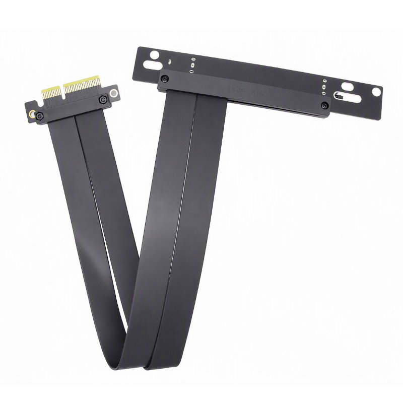 PCIe 4.0 x16 Male to Female 180° GPU Riser Cable